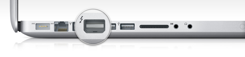 Thunderbolt現(xiàn)配備于全新 MacBook Air、MacBook Pro、iMac 和 Mac mini 之上