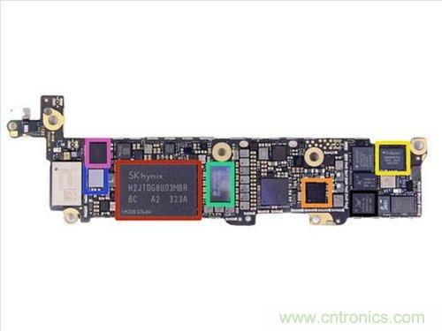 土豪金iPhone 5S拆解：內(nèi)部結(jié)構(gòu)升級(jí)，維修難度增加
