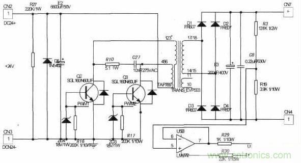 推薦:一款高效率基于推挽逆變的車載開(kāi)關(guān)電源電路設(shè)計(jì)方案