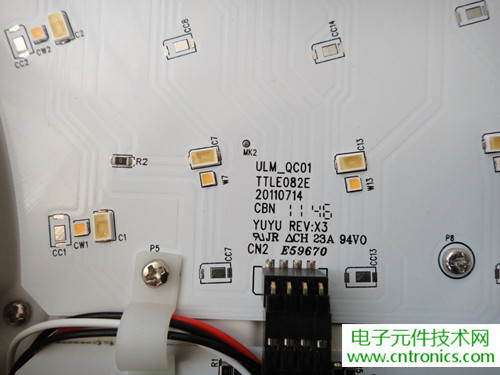 高端大氣上檔次！智能遙控調(diào)光LED吸頂燈拆解