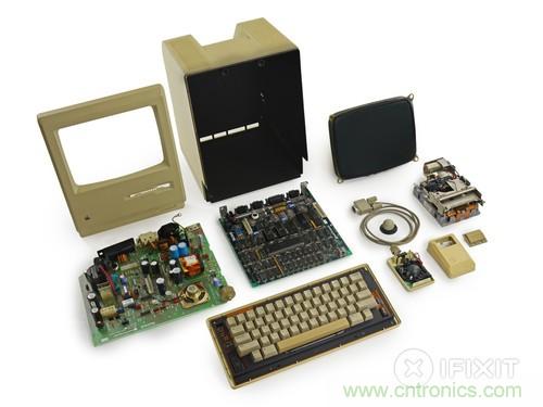 拆！古董級(jí)Macintosh 128K電腦