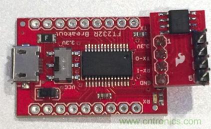  圖4：裝配好的隔離型USB-to-UART轉(zhuǎn)換器。