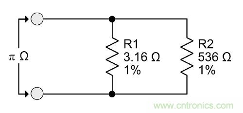 &pi;&Omega;,1/(2&pi;),e&Omega;等非標(biāo)準(zhǔn)電阻有哪些"妙用"？