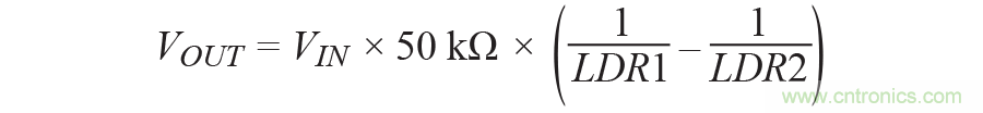 你有沒有試過用儀表放大器測量兩個(gè)光源的相對強(qiáng)度？